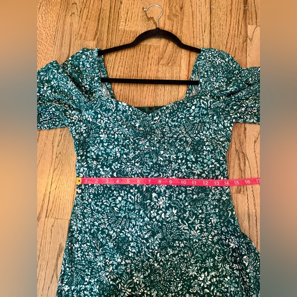 Madewell Puff-Sleeve Sweetheart Midi Dress in Floral - Picture 8 of 14